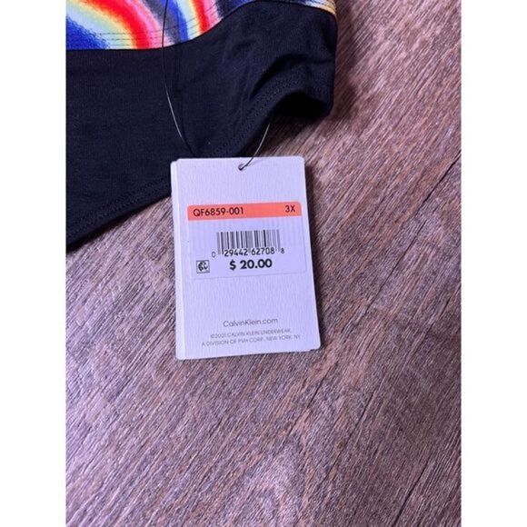 Calvin Klein Plus Size CK Reimagined Heritage Pride Thong Panty-Set of 2-Size 3X - Picture 5 of 8